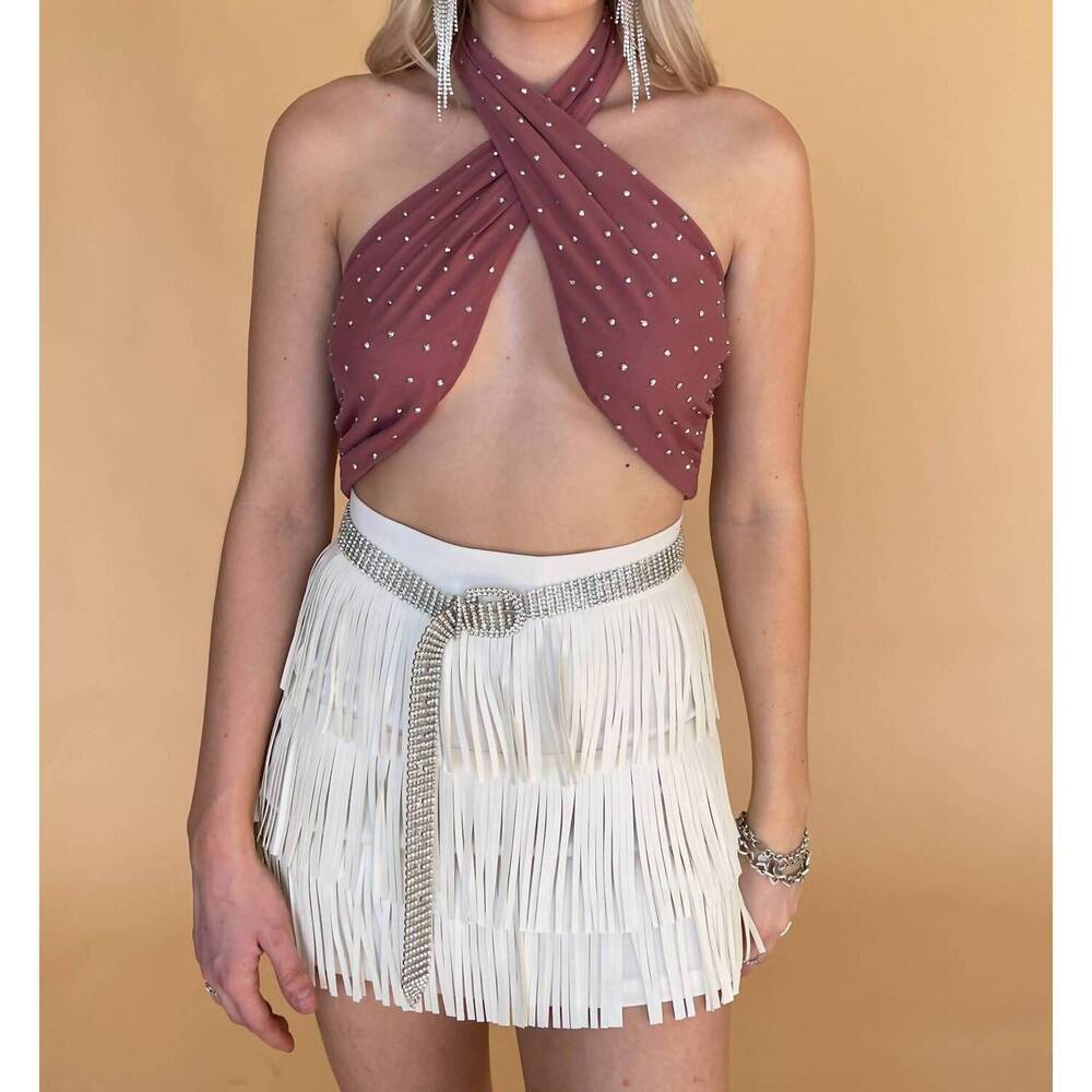 NEW TOP CHIC shay top in rose